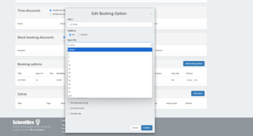 Booking Option Group